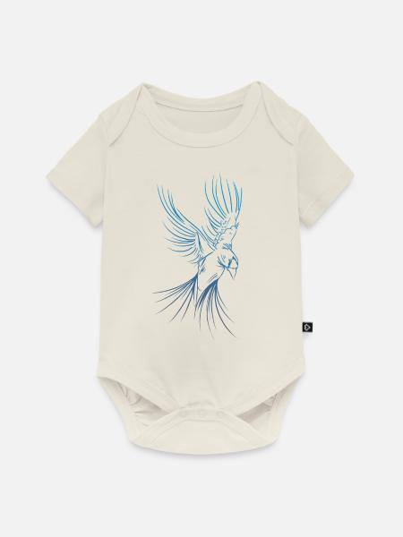 Phönix - Baby Premium Kurzarmbody - Naturweiß