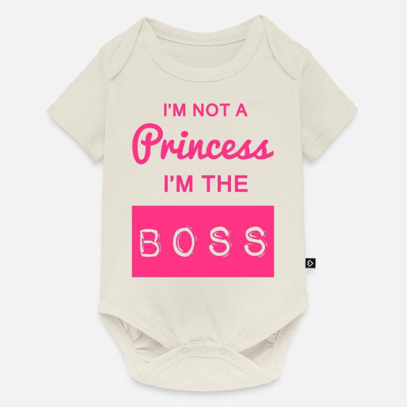 Boss - Body à manches courtes Premium Bébé - blanc cassé