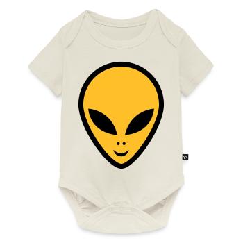 extraterrestre - Body à manches courtes Premium Bébé - blanc cassé - Devant