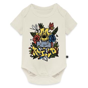 Wild - Baby Premium short-sleeve bodysuit - off white - Front