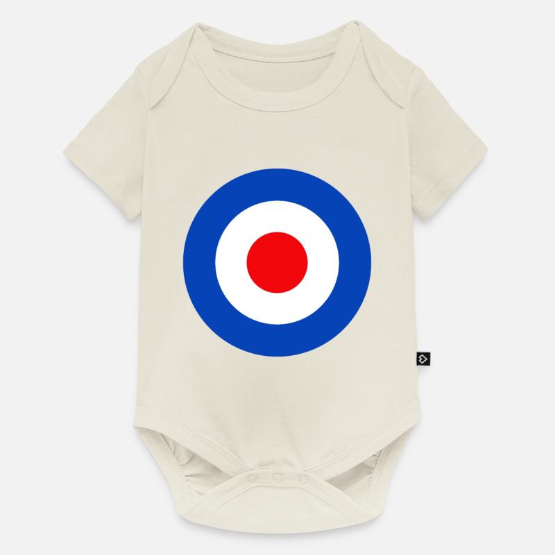 Mod-Emblem - Baby Premium Kurzarmbody - Naturweiß