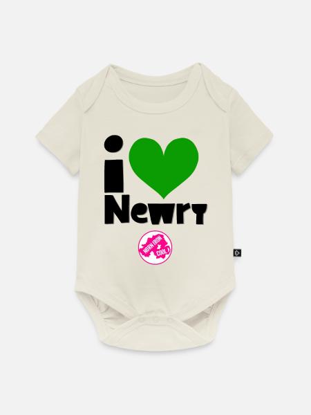 Newry Armagh - Baby Premium Kurzarmbody - Naturweiß