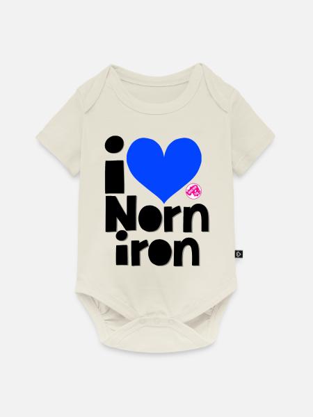 Nordirland - Baby Premium Kurzarmbody - Naturweiß