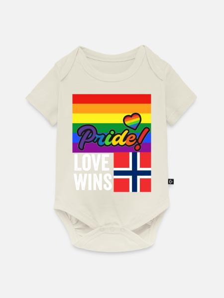 Oslo Stolz - Baby Premium Kurzarmbody - Naturweiß