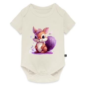 Der kleine Lilo - Baby Premium Kurzarmbody - Naturweiß - Vorne