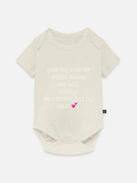 BESTE FREUNDE - Baby Premium Kurzarmbody - Naturweiß