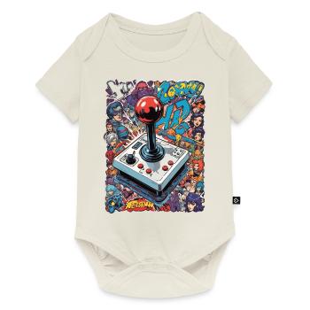 Retro Gamer Joystick / Controller Jeux de console - Body à manches courtes Premium Bébé - blanc cassé - Devant