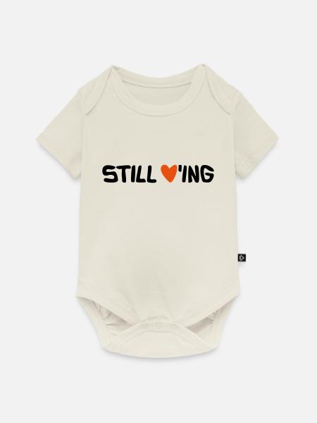 Still Loving - Baby Premium Kurzarmbody - Naturweiß