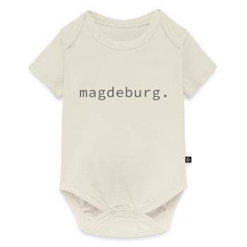 magdeburg. - Baby Premium Kurzarmbody - Naturweiß - Vorne