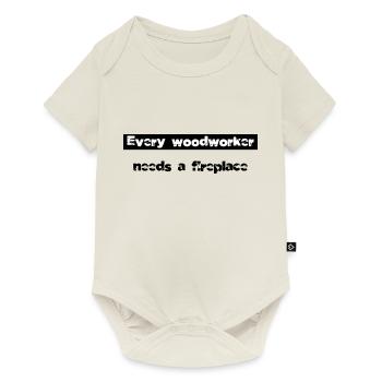 blogger humour dictons drôles - Body à manches courtes Premium Bébé - blanc cassé - Devant
