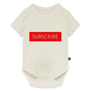 Subscribe - Baby Premium short-sleeve bodysuit - off white - Front
