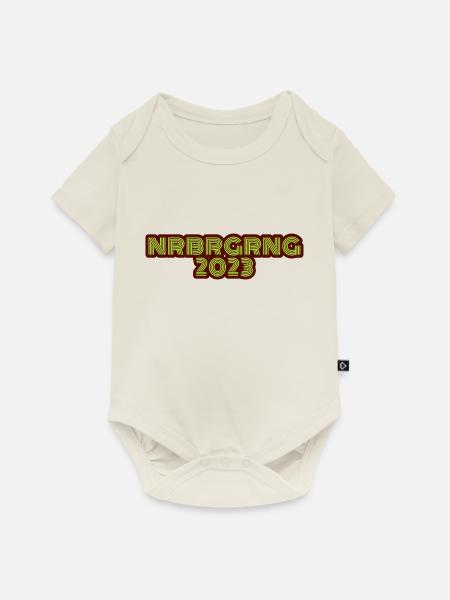 2023NOS - Baby Premium Kurzarmbody - Naturweiß