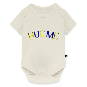 hug me - Baby Premium short-sleeve bodysuit - off white - Front