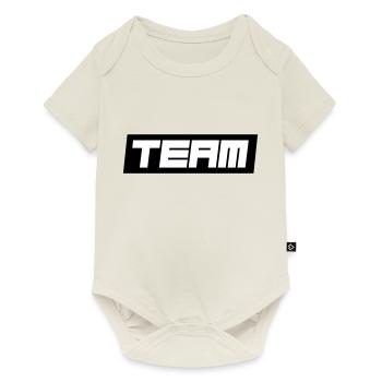 Équipe - Body à manches courtes Premium Bébé - blanc cassé - Devant
