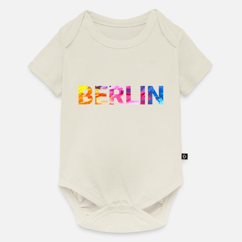 Berlin - Body à manches courtes Premium Bébé - blanc cassé