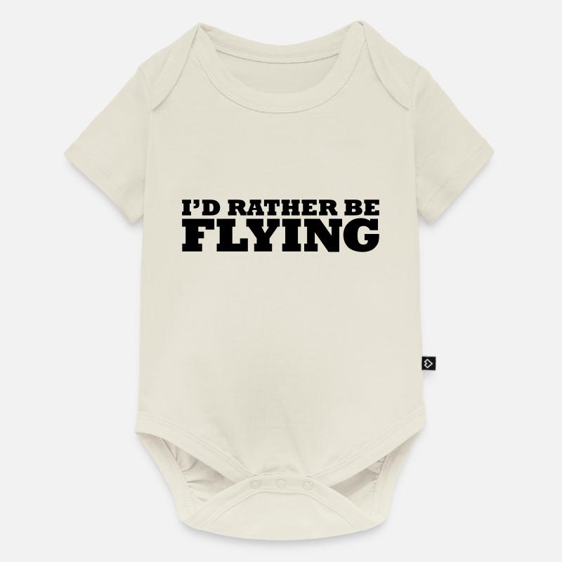 I'd rather be flying - Body à manches courtes Premium Bébé - blanc cassé
