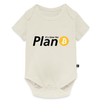 Time for plan B - Body à manches courtes Premium Bébé - blanc cassé - Devant