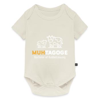 Kühe Rinder Kuh Landwirt - Baby Premium Kurzarmbody - Naturweiß - Vorne