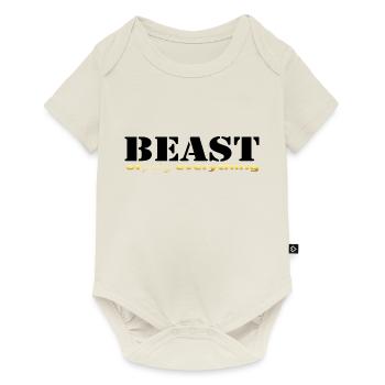 Beast everything black - Baby Premium Kurzarmbody - Naturweiß - Vorne
