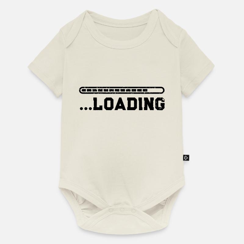Loading - Baby Premium Kurzarmbody - Naturweiß