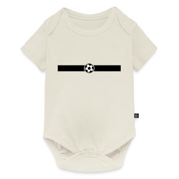 Soccer Ball Line - Baby Premium short-sleeve bodysuit - off white - Front
