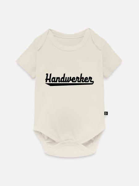 Handwerker - Baby Premium Kurzarmbody - Naturweiß