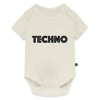Techno. Ravewear. - Baby Premium short-sleeve bodysuit - off white - Front