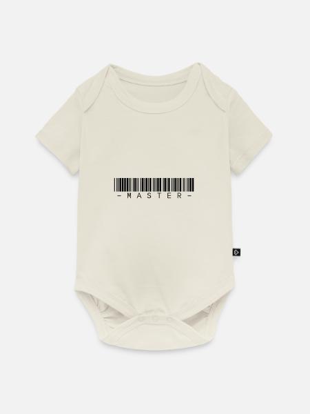 Master - Baby Premium Kurzarmbody - Naturweiß