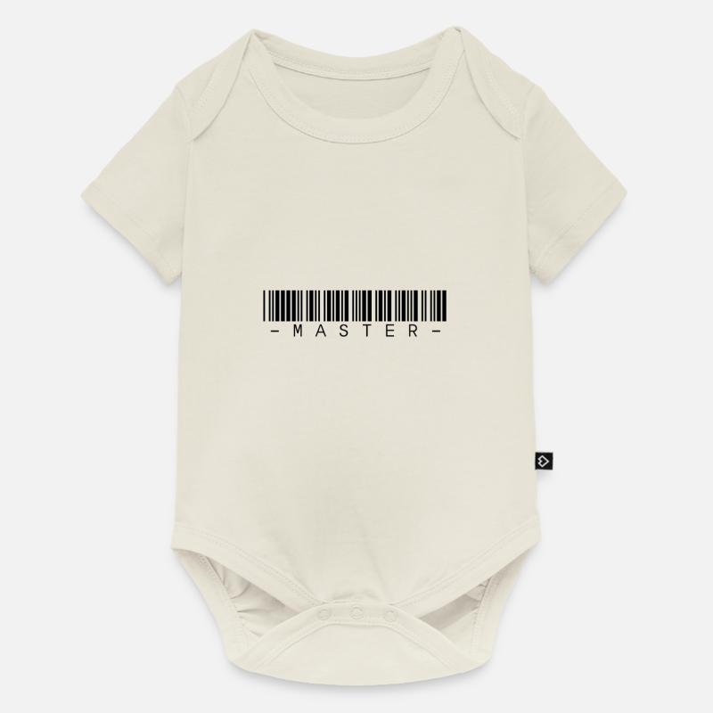 Master - Baby Premium Kurzarmbody - Naturweiß