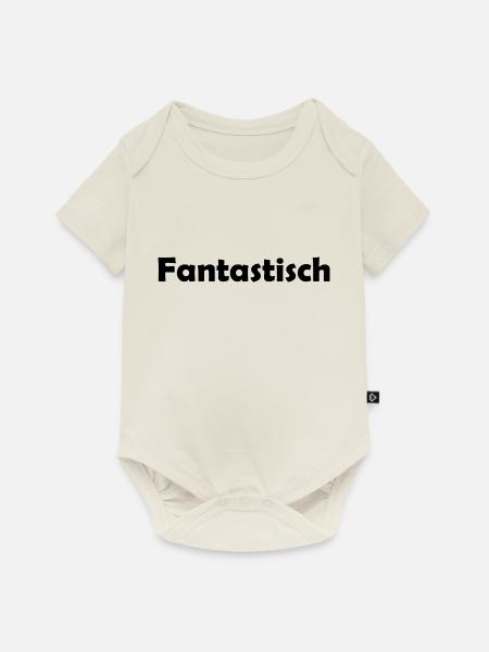 Fantastisch - Baby Premium Kurzarmbody - Naturweiß