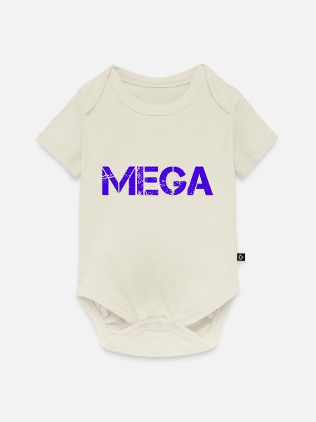 Mega design - Baby Premium Kurzarmbody - Naturweiß