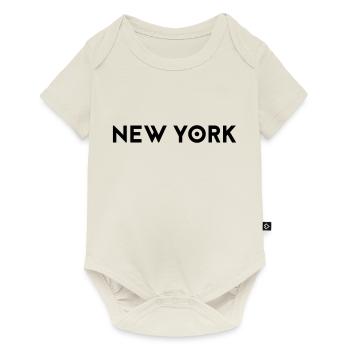 NEW YORK - Body à manches courtes Premium Bébé - blanc cassé - Devant
