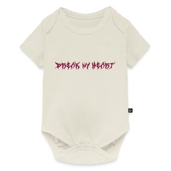 break my heart - Baby Premium short-sleeve bodysuit - off white - Front