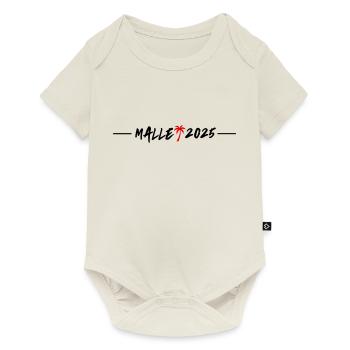Malle 2025 - Body à manches courtes Premium Bébé - blanc cassé - Devant