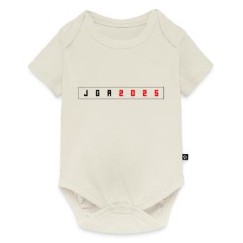 JGA 2025 - Baby Premium Kurzarmbody - Naturweiß - Vorne