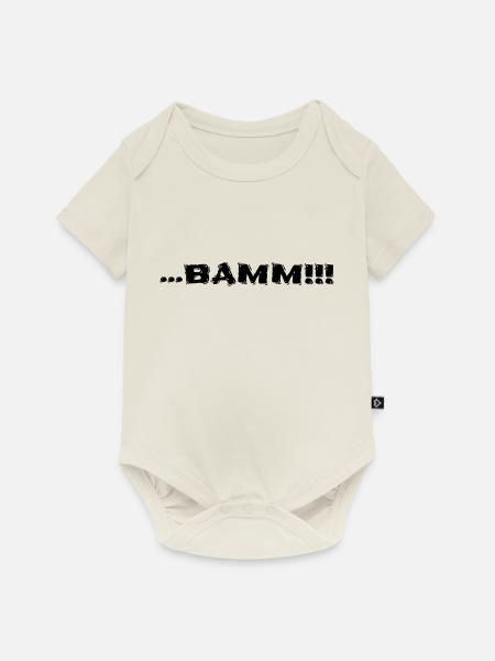 Bamm!!! - Baby Premium Kurzarmbody - Naturweiß
