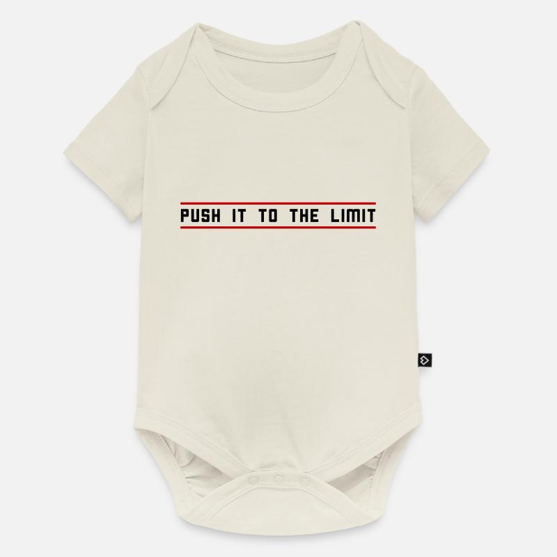 Poussez le bout de votre action - Body à manches courtes Premium Bébé - blanc cassé