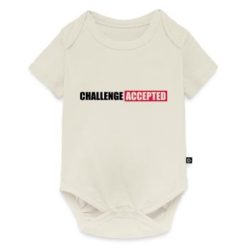 Contester le texte accepté Design - Body à manches courtes Premium Bébé - blanc cassé - Devant