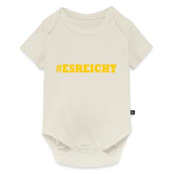 ES REICHT - Baby Premium Kurzarmbody - Naturweiß - Vorne