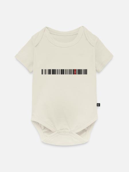 Isparta - Baby Premium Kurzarmbody - Naturweiß
