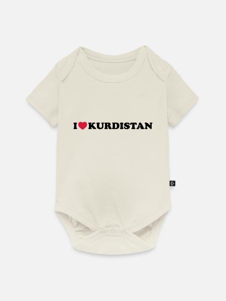 I love Kurdistan - Baby Premium short-sleeve bodysuit - off white