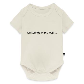 Morgenspruch - Baby Premium Kurzarmbody - Naturweiß - Vorne