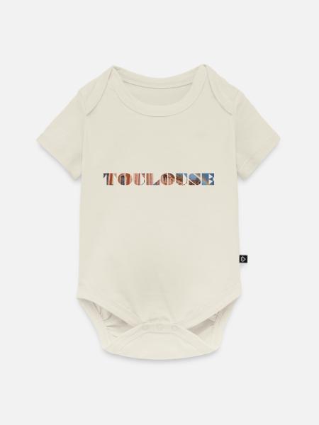 TOULOUSE CAPITOLE - Baby Premium Kurzarmbody - Naturweiß