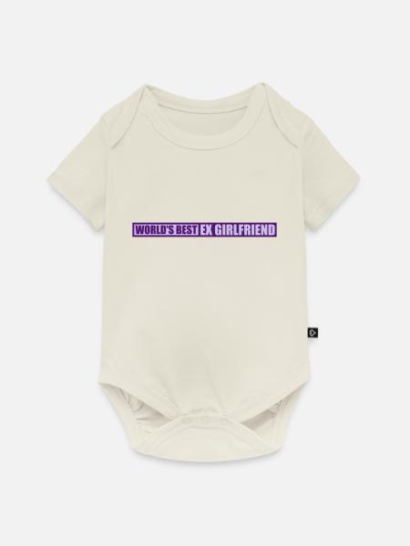 worlds best ex girlfriend - Baby Premium Kurzarmbody - Naturweiß