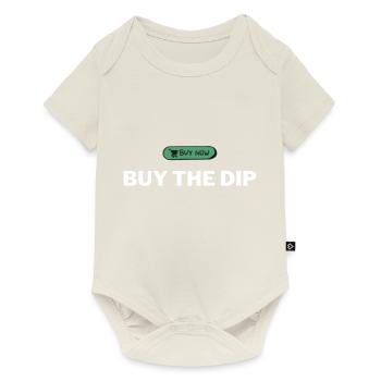 Buy The Dip - Börsen Design - Baby Premium Kurzarmbody - Naturweiß - Vorne