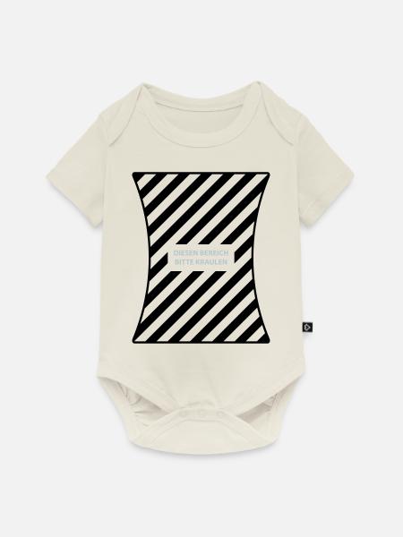 Bitte kraulen - Baby Premium Kurzarmbody - Naturweiß
