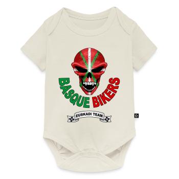 basque biker - Body à manches courtes Premium Bébé - blanc cassé - Devant