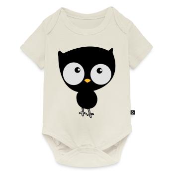 chouette - Body à manches courtes Premium Bébé - blanc cassé - Devant
