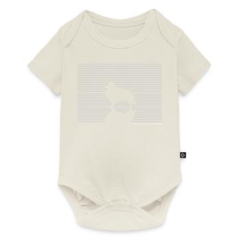 Shetland Shetland Chien T-shirt cadeau - Body à manches courtes Premium Bébé - blanc cassé - Devant