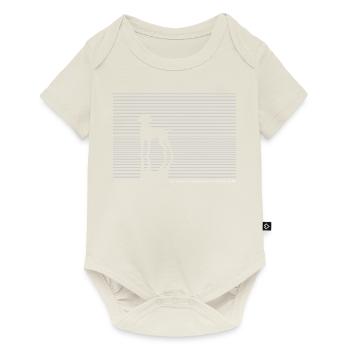 Allemand Cheveux courts chien T-shirt cadeau - Body à manches courtes Premium Bébé - blanc cassé - Devant